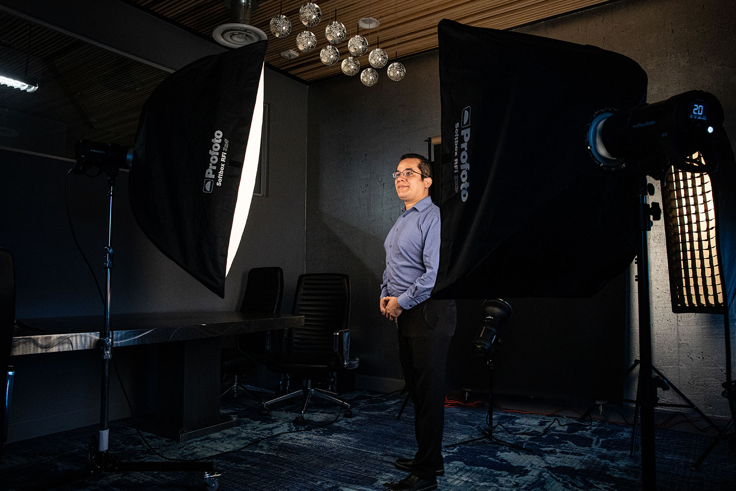 Corporate Headshots Las Vegas Office BTS